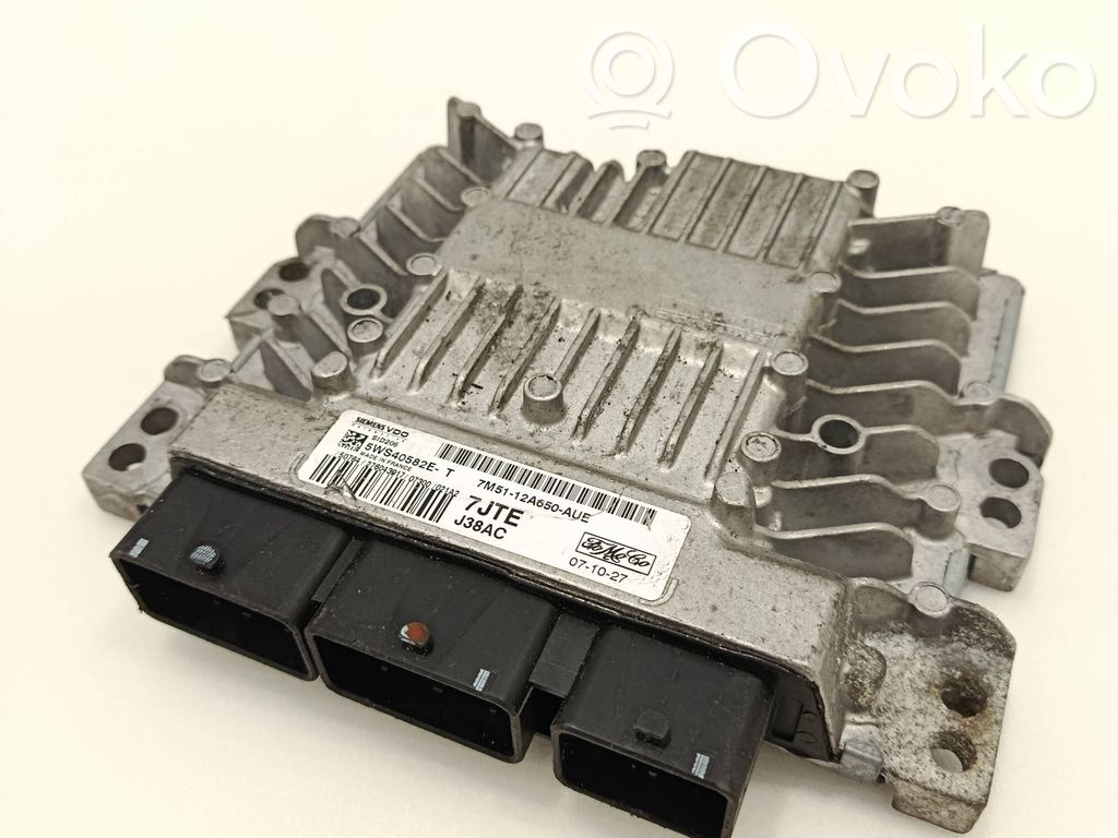 Engine control unit/module   7M5112A650AUE,7M5112A650AD,5WS40582ET
