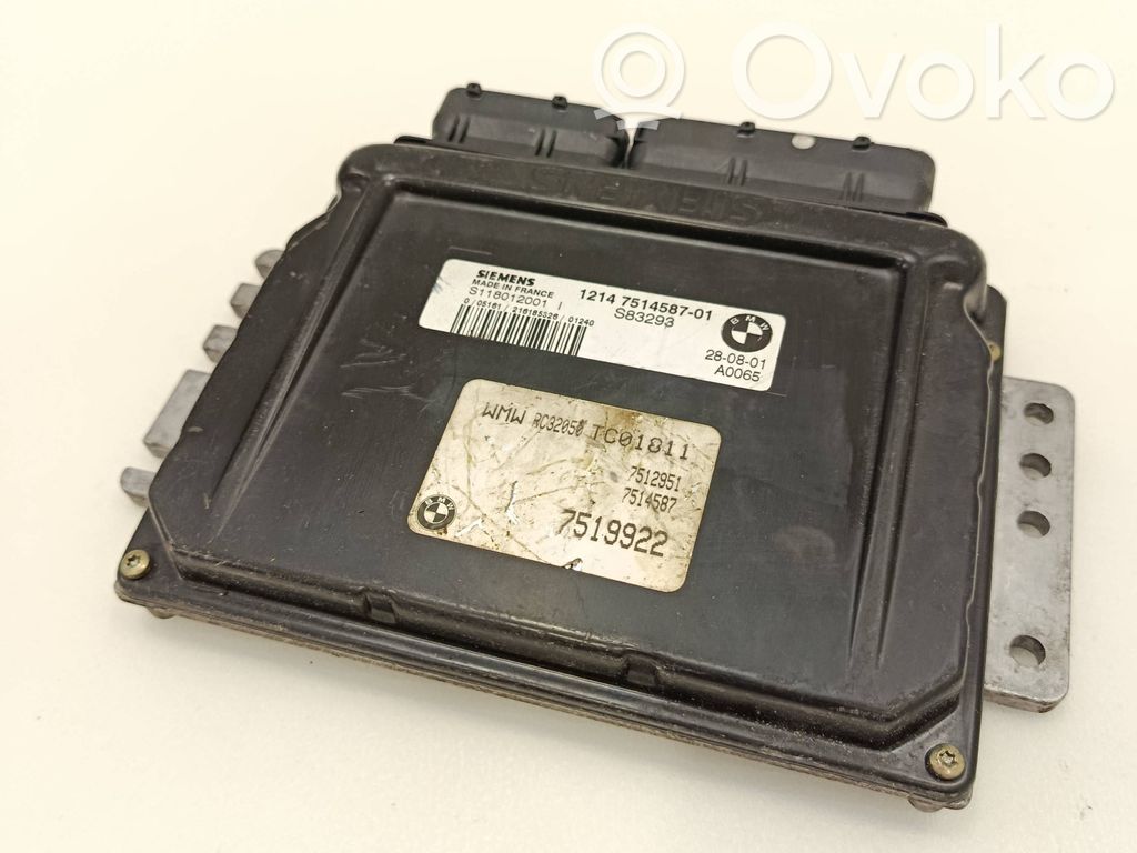 Engine control unit/module   7514587,7519922,7512951,S118012001