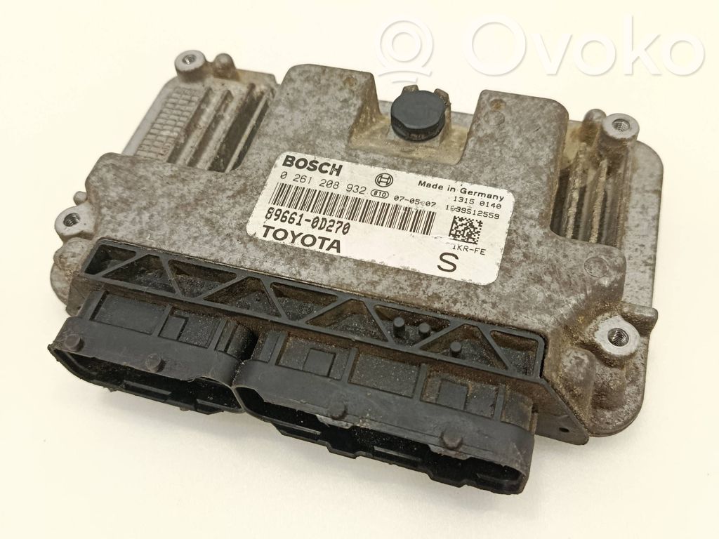 Engine control unit/module   896610D270,1639S12559,0261208932