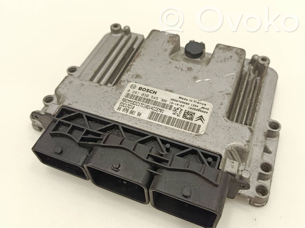 Peugeot 208 I Engine control unit/module 