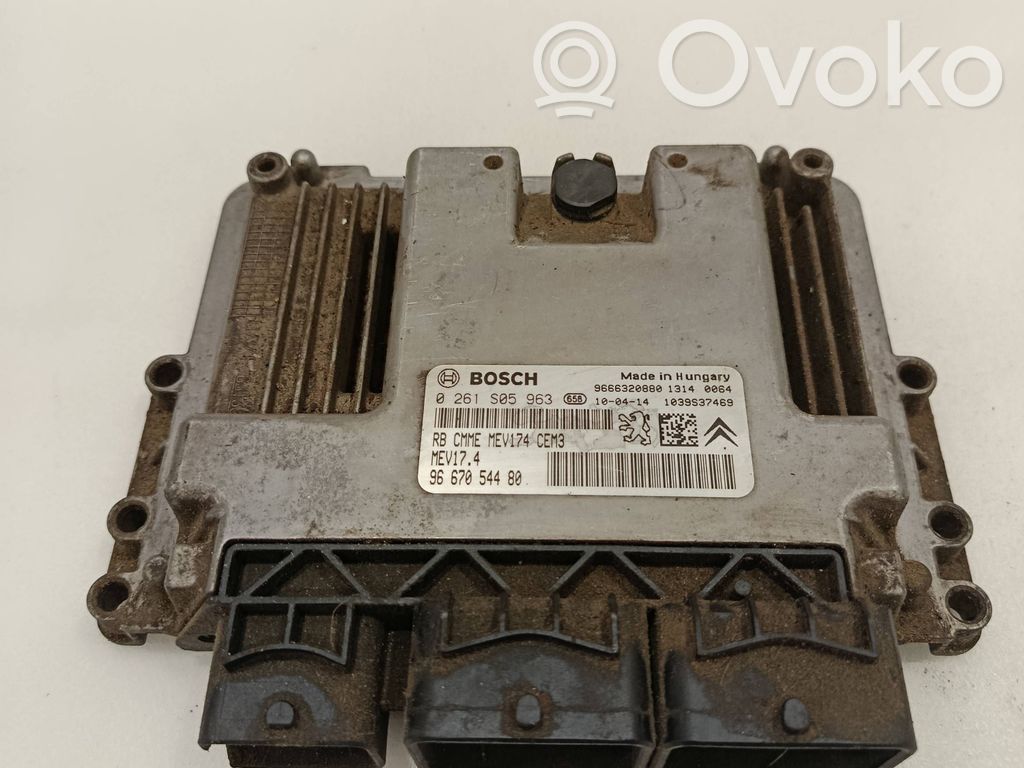 Peugeot 207 CC Engine control unit/module 