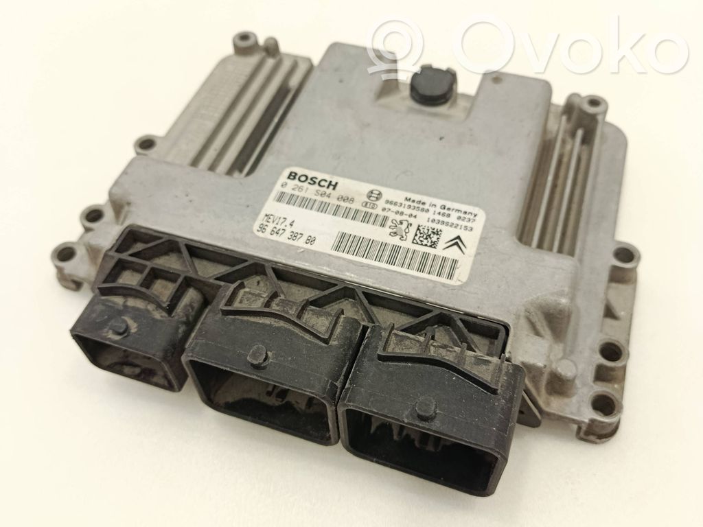 Peugeot 207 Engine control unit/module 