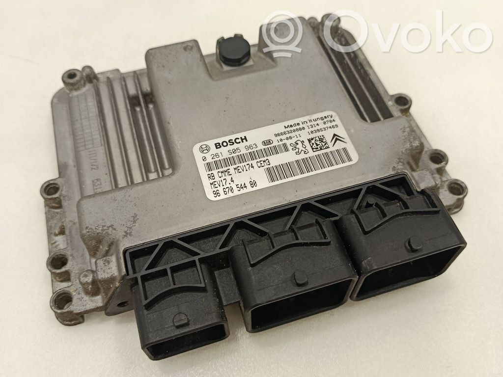 Engine control unit/module   9667054480,9666320880,0261S05963