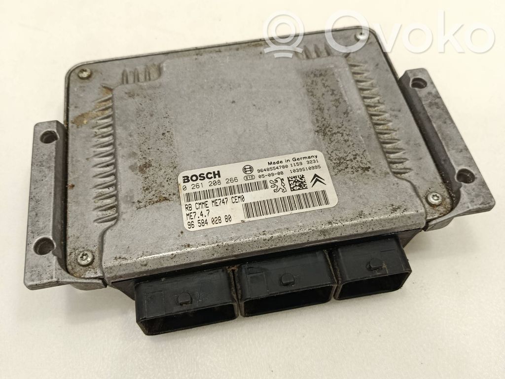 Peugeot 407 Engine control unit/module 