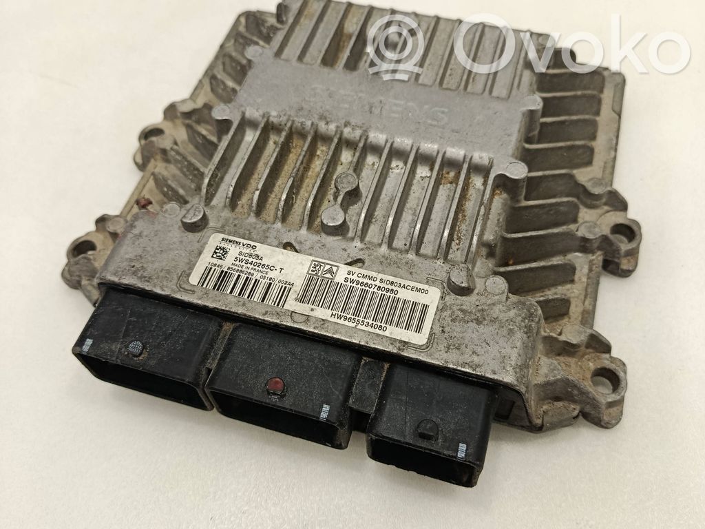 Peugeot 407 Engine control unit/module 