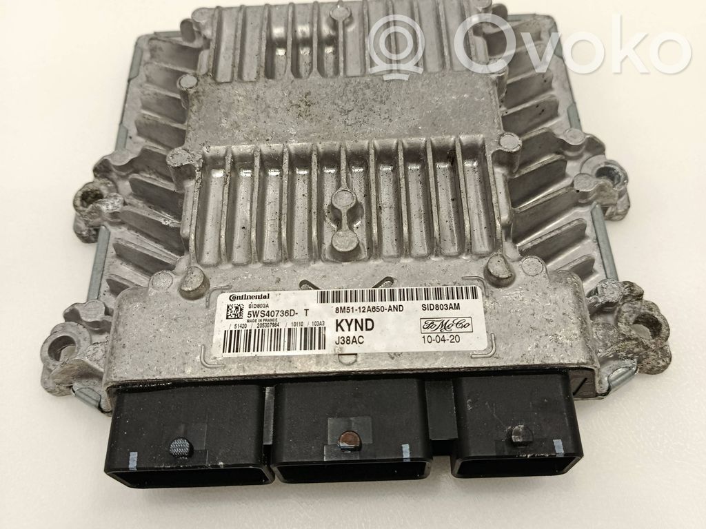 Sterownik / Moduł ECU   8M5112A650AND,SID803AM,5WS40736DT