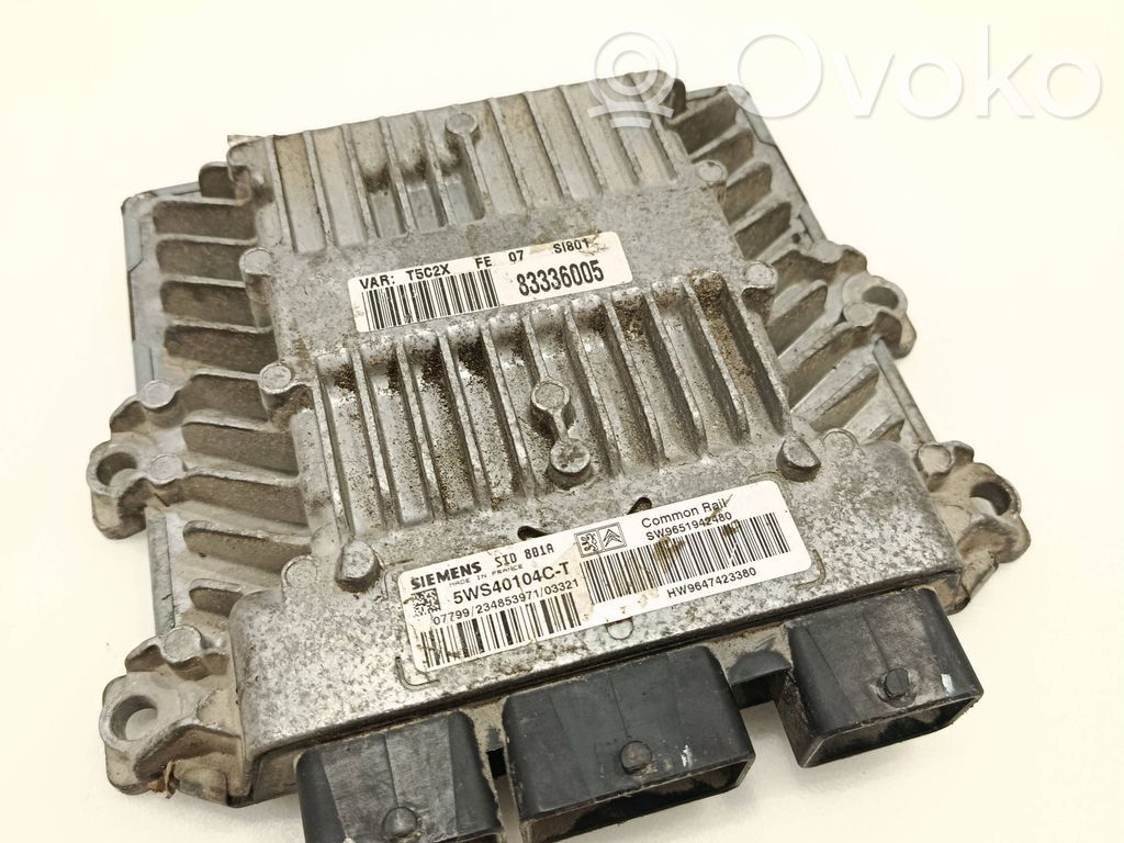 Peugeot 307 Engine control unit/module 