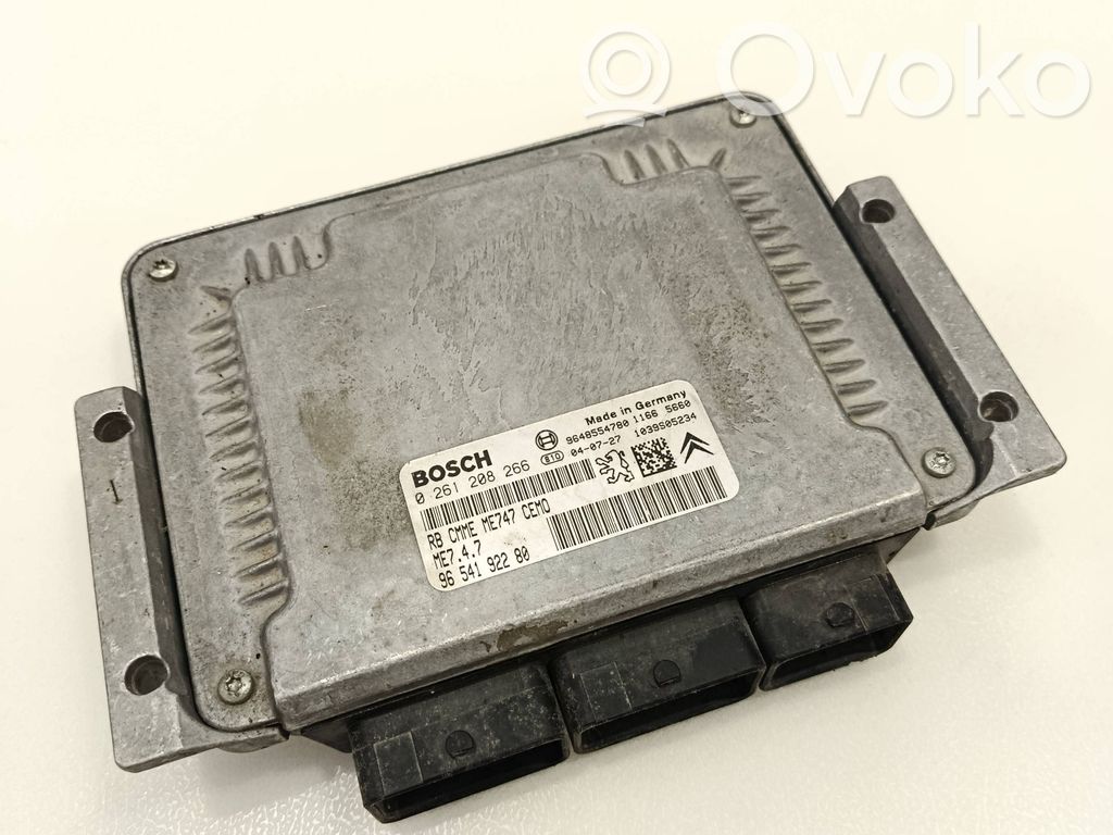 Engine control unit/module   9654192280,9648554780,0261208266