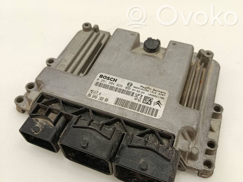 Peugeot 207 CC Engine control unit/module 