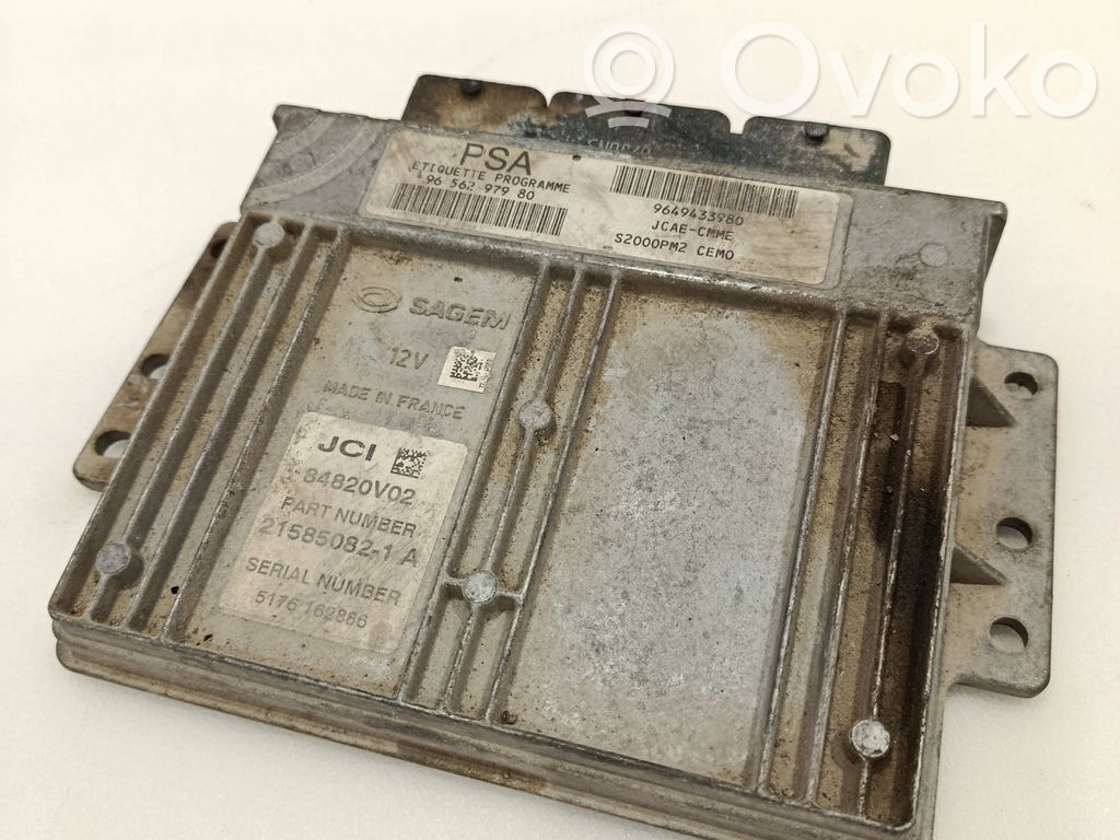 Citroen C2 Engine control unit/module 