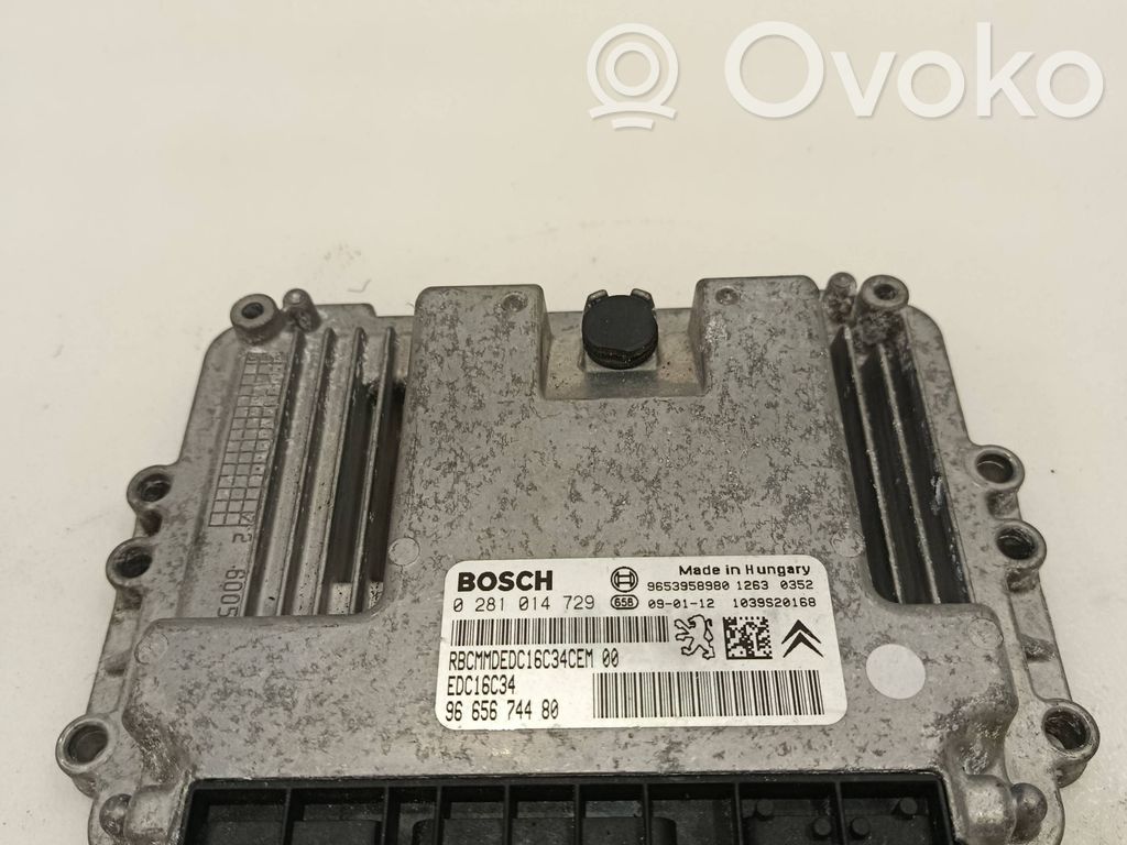 Citroen C4 I Picasso Engine control unit/module 