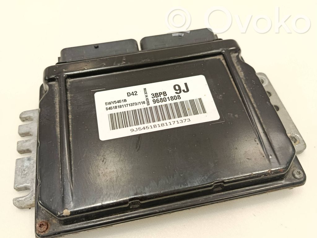 Chevrolet Matiz Engine control unit/module 
