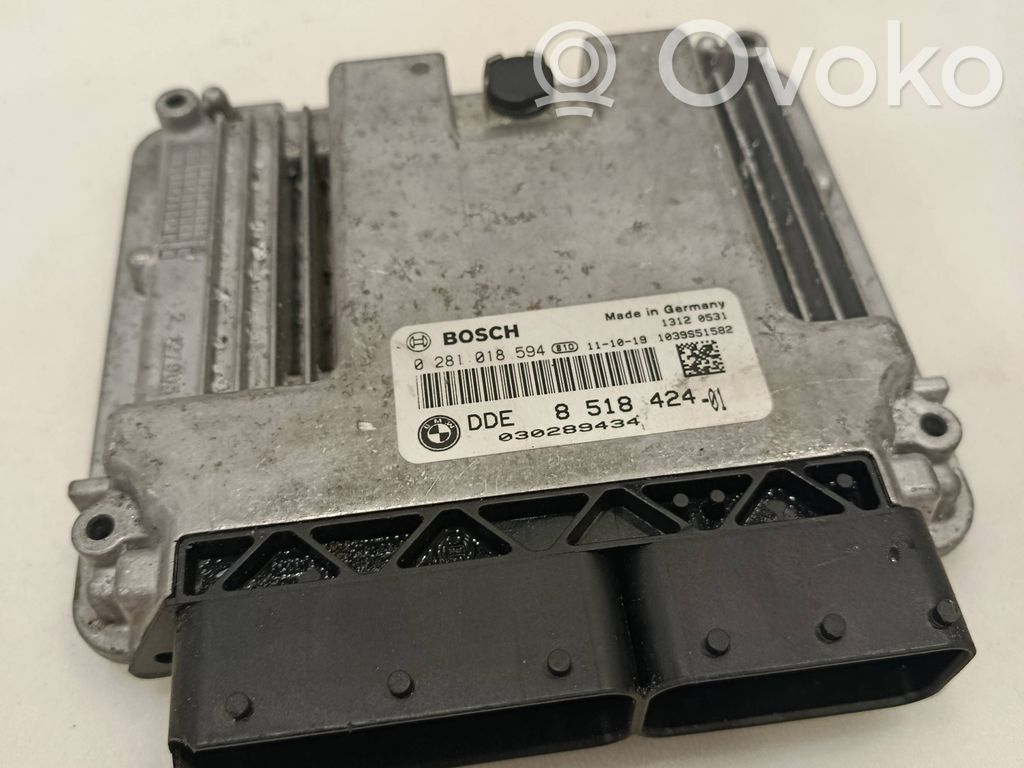 BMW 1 F20 F21 Блок управления двигателя 