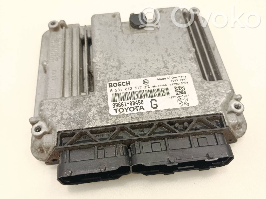 Toyota Yaris Engine control unit/module 
