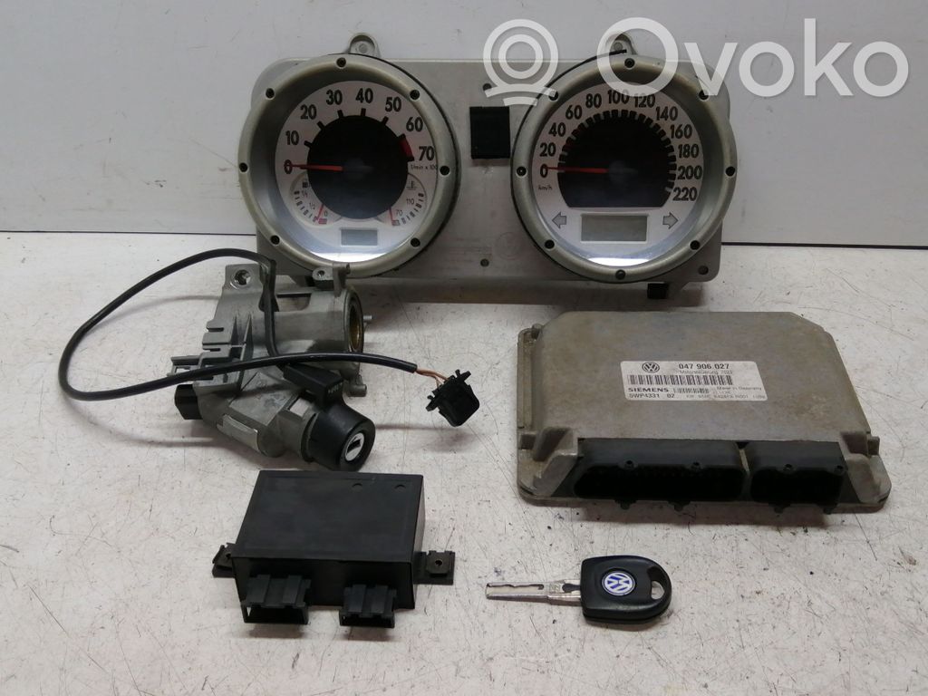 Volkswagen Lupo Engine ECU kit and lock set 