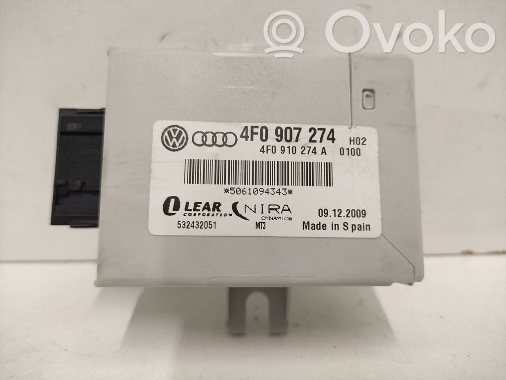 Audi A6 S6 C6 4F Sterownik / Moduł kontroli ciśnienia w oponach 