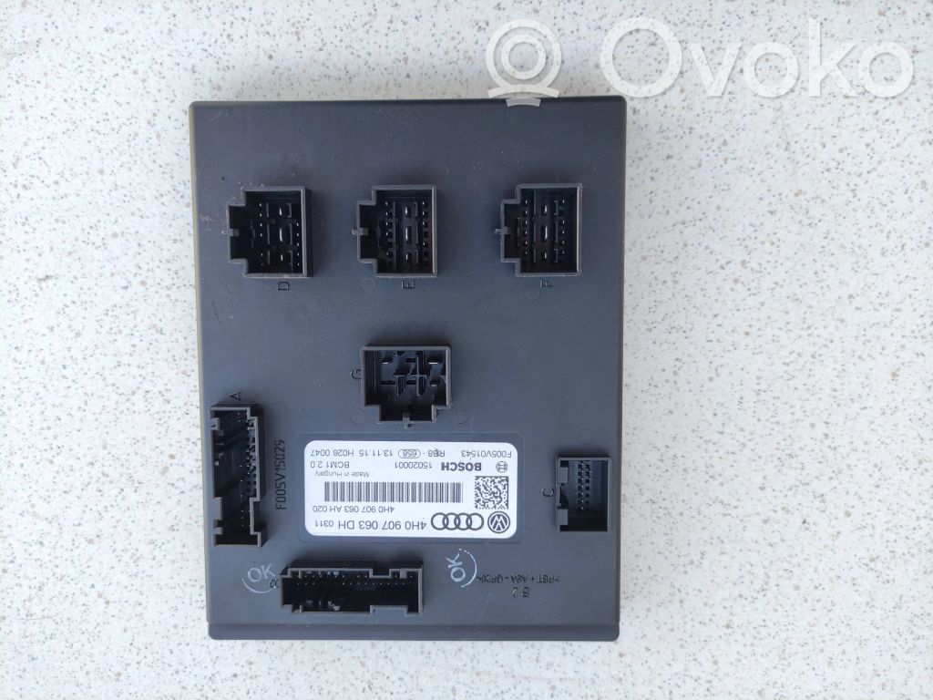 Audi A6 S6 C7 4G Comfort/convenience module 