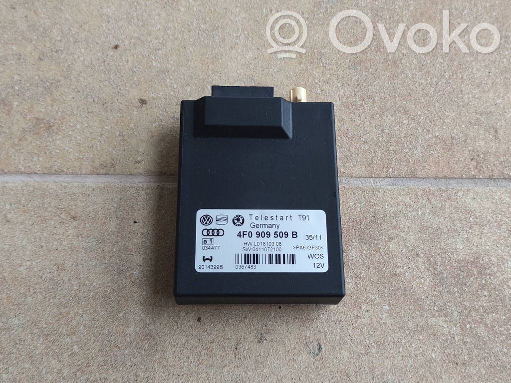 Audi Q7 4L Auxiliary heating control unit/module 