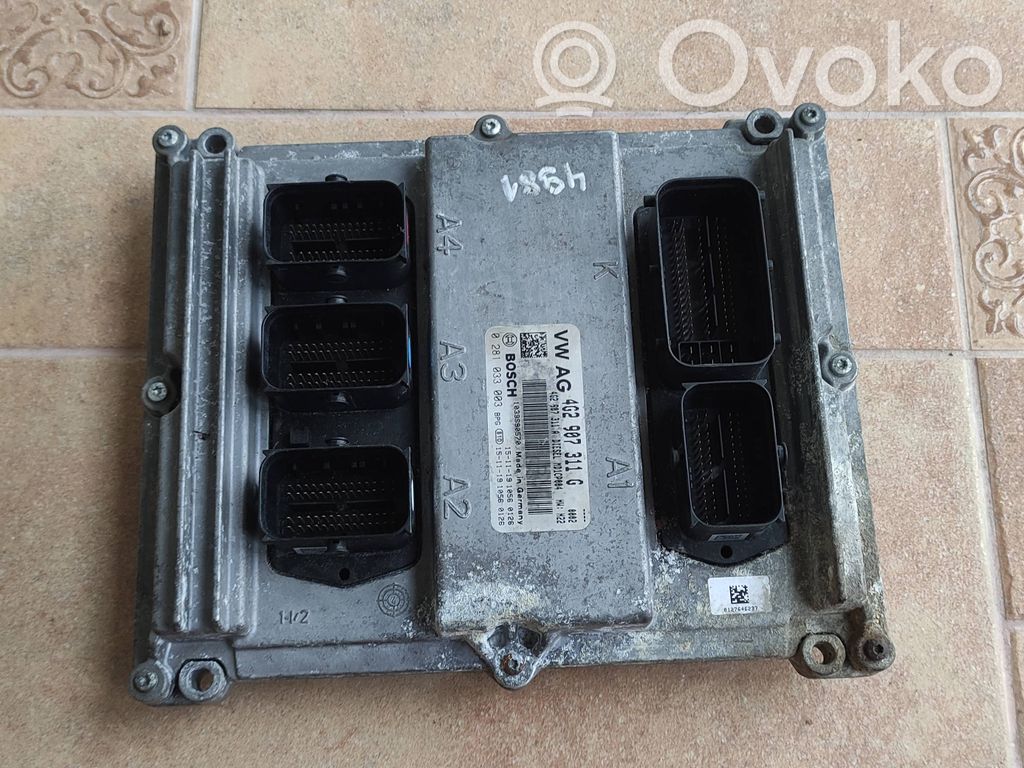 Audi A6 S6 C7 4G Engine control unit/module 