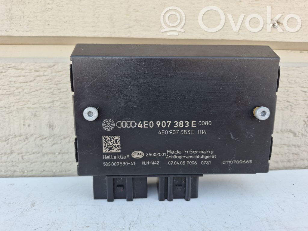 Tow bar trailer control unit/module   4E0907383E