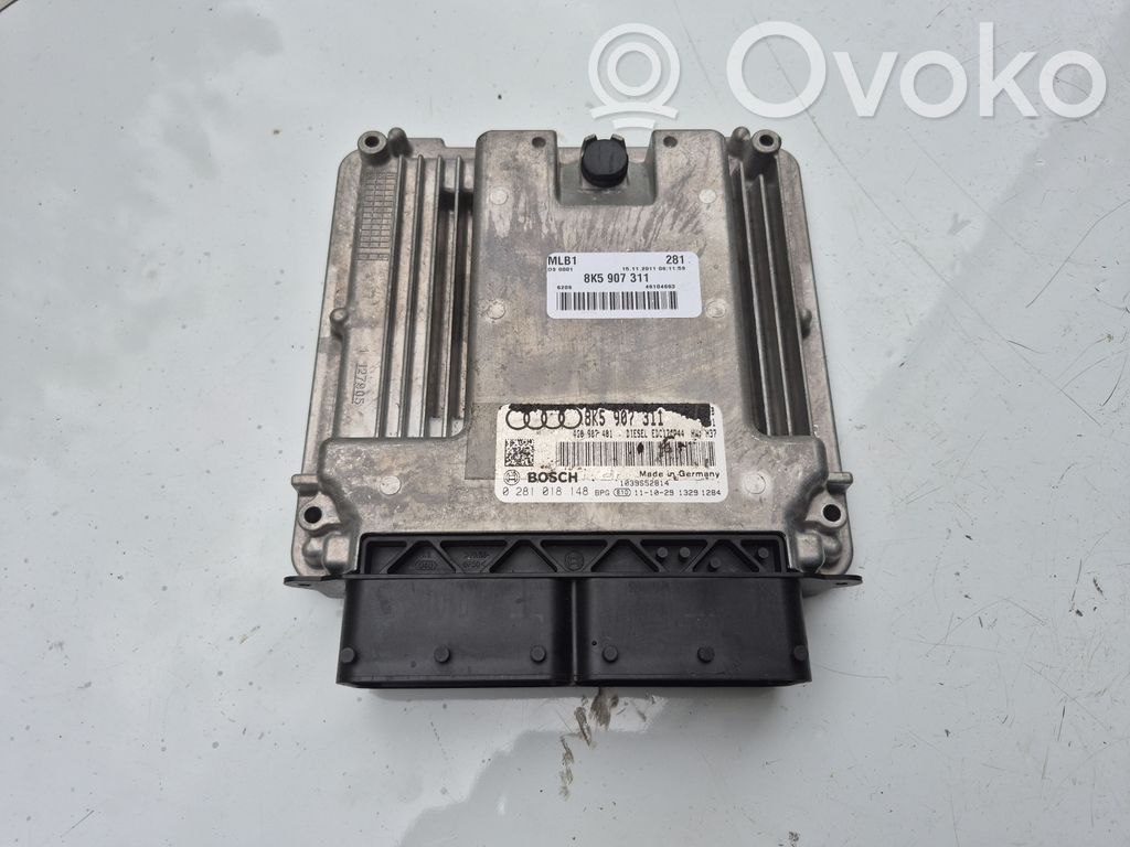 Engine control unit/module   8K5907311,4G0907401,0281018148