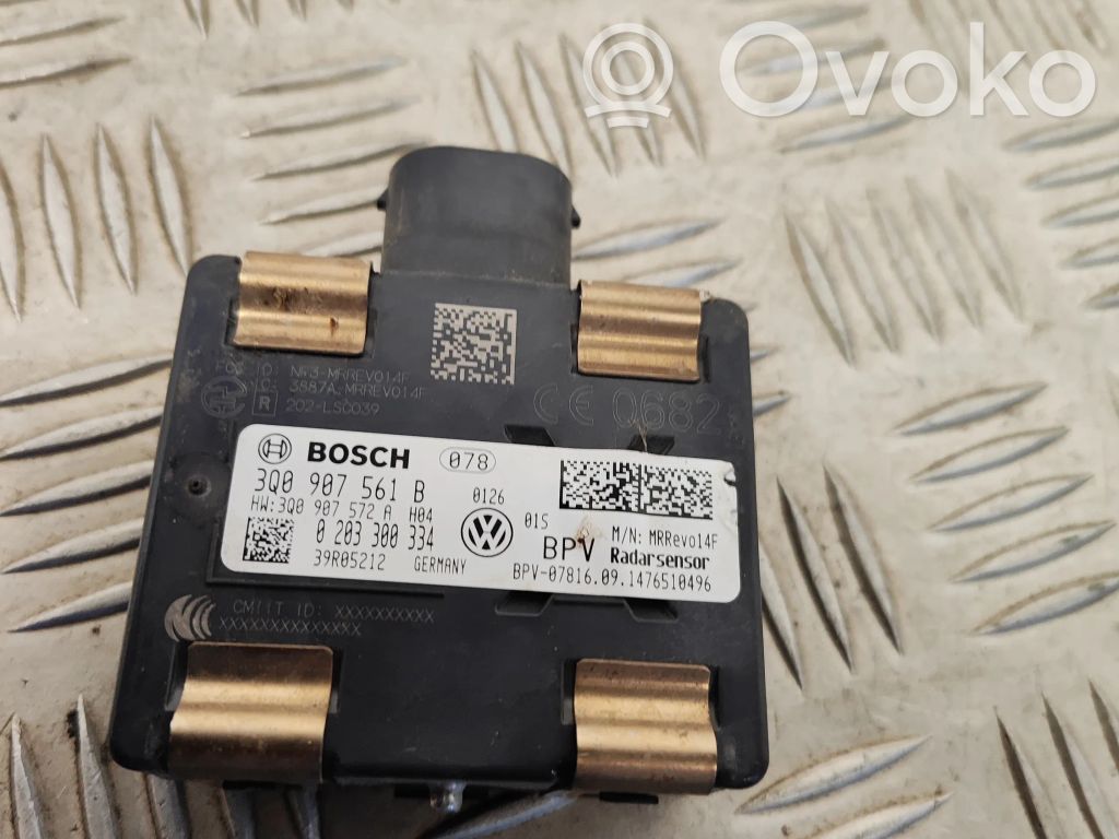 Volkswagen PASSAT B8 Sensor de radar Distronic 