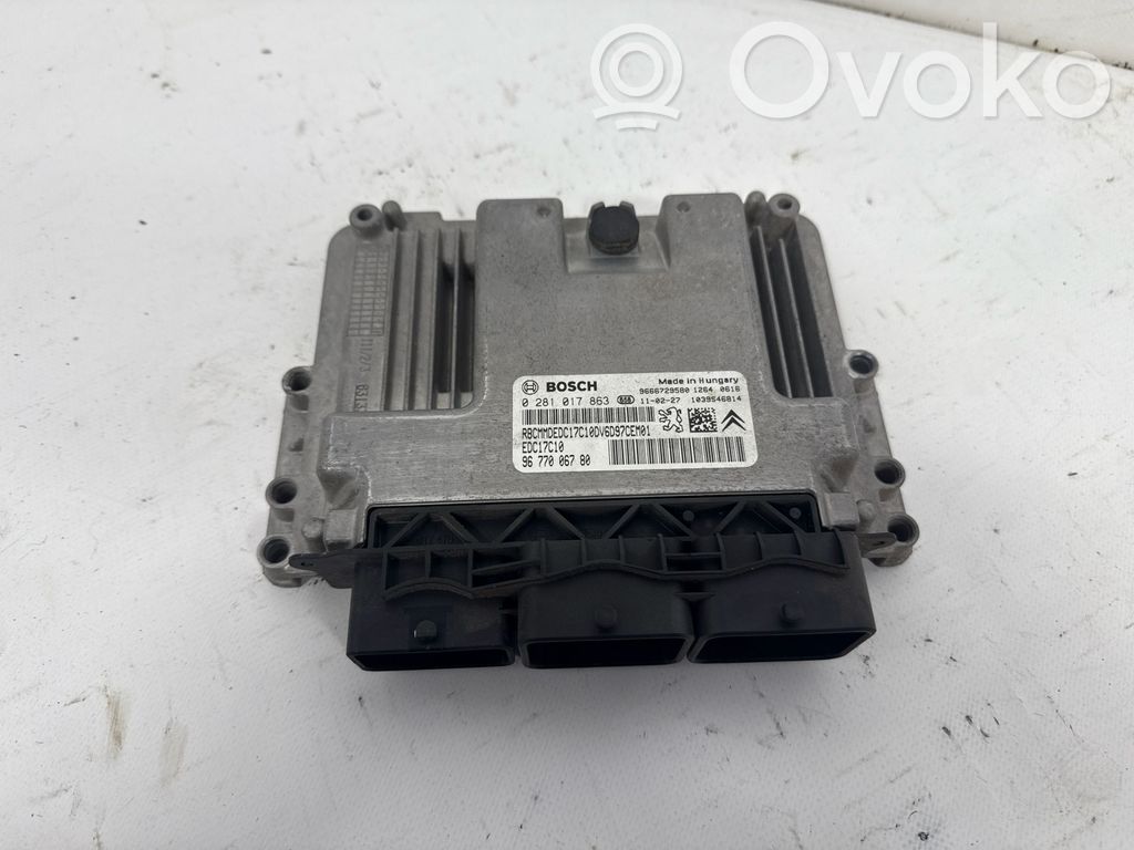Peugeot Partner Engine control unit/module 
