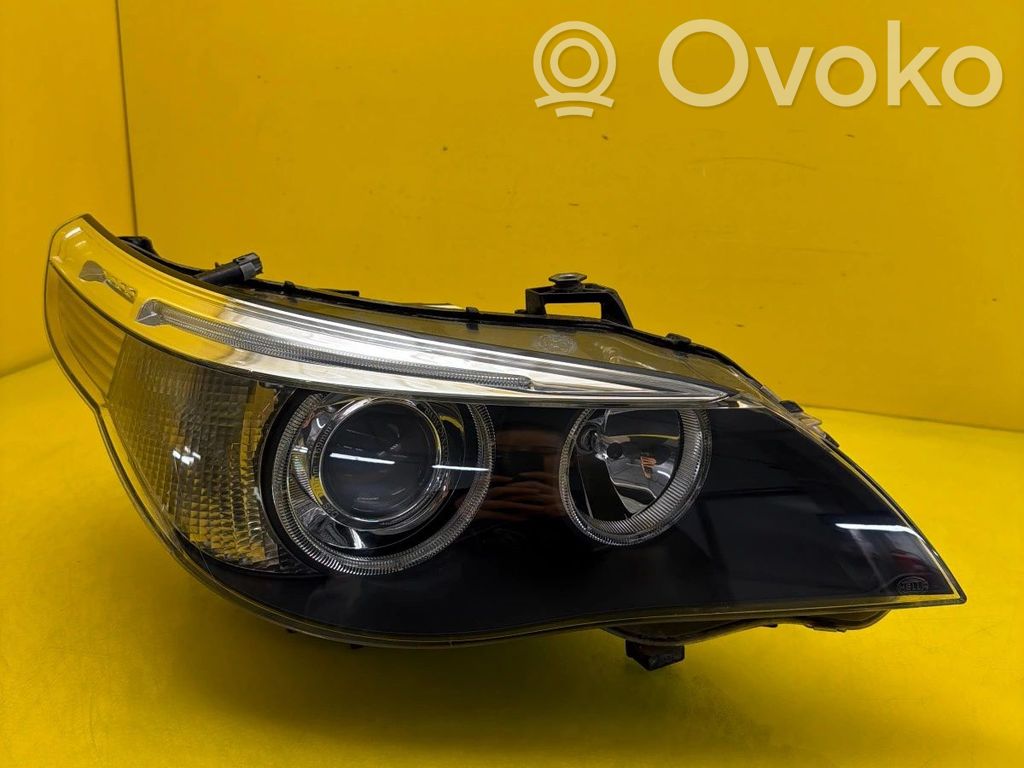 BMW 5 E60 E61 Priekšējais lukturis 