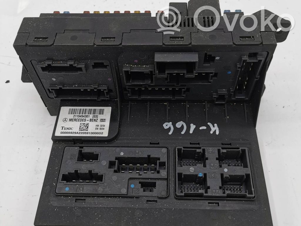 Mercedes-Benz E W211 SAM control unit 