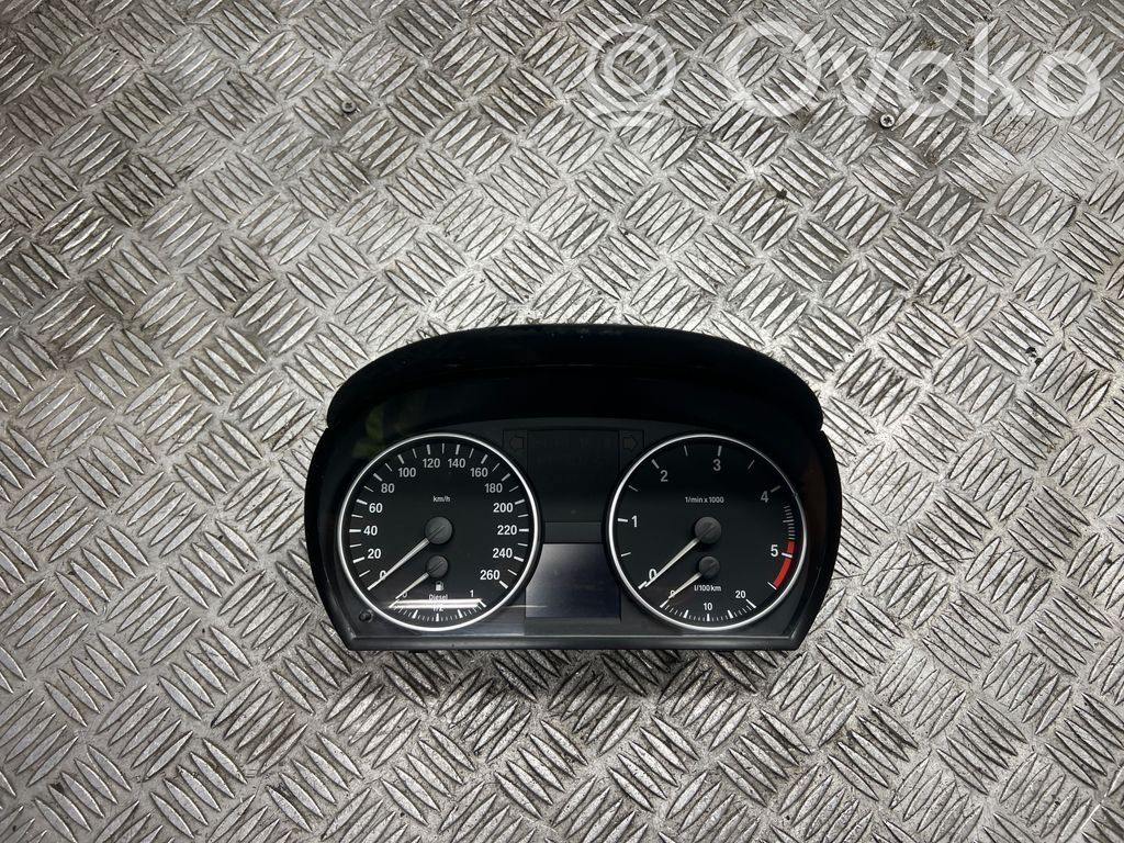 BMW 3 E90 E91 Speedometer (instrument cluster) 