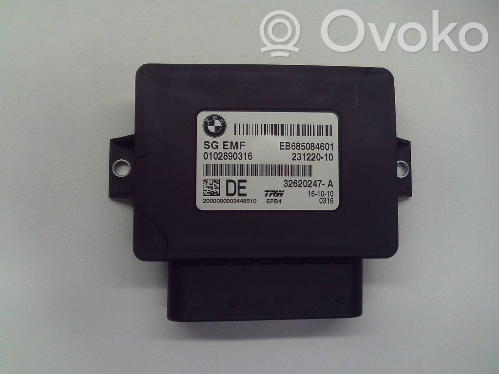 Hand brake control module   EB685084601,32620247A,23122010,0102890316