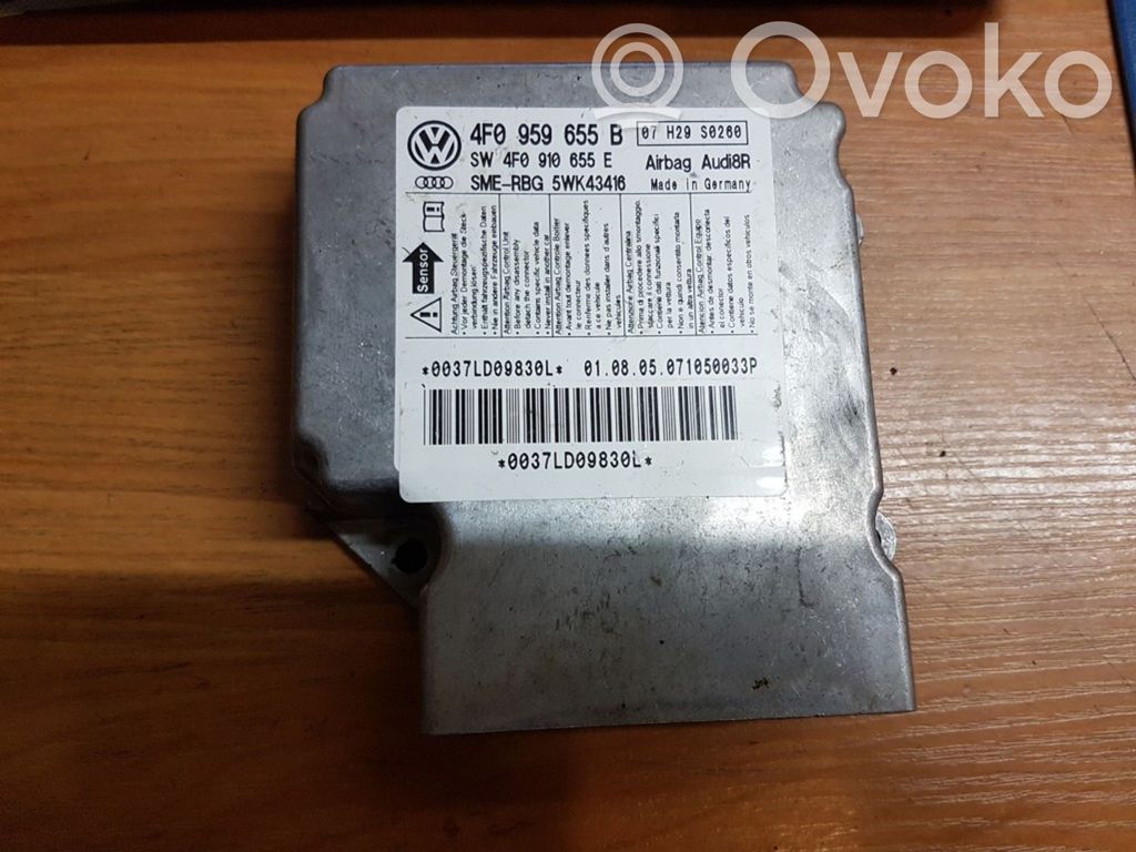 Audi A6 S6 C6 4F Airbag control unit/module 