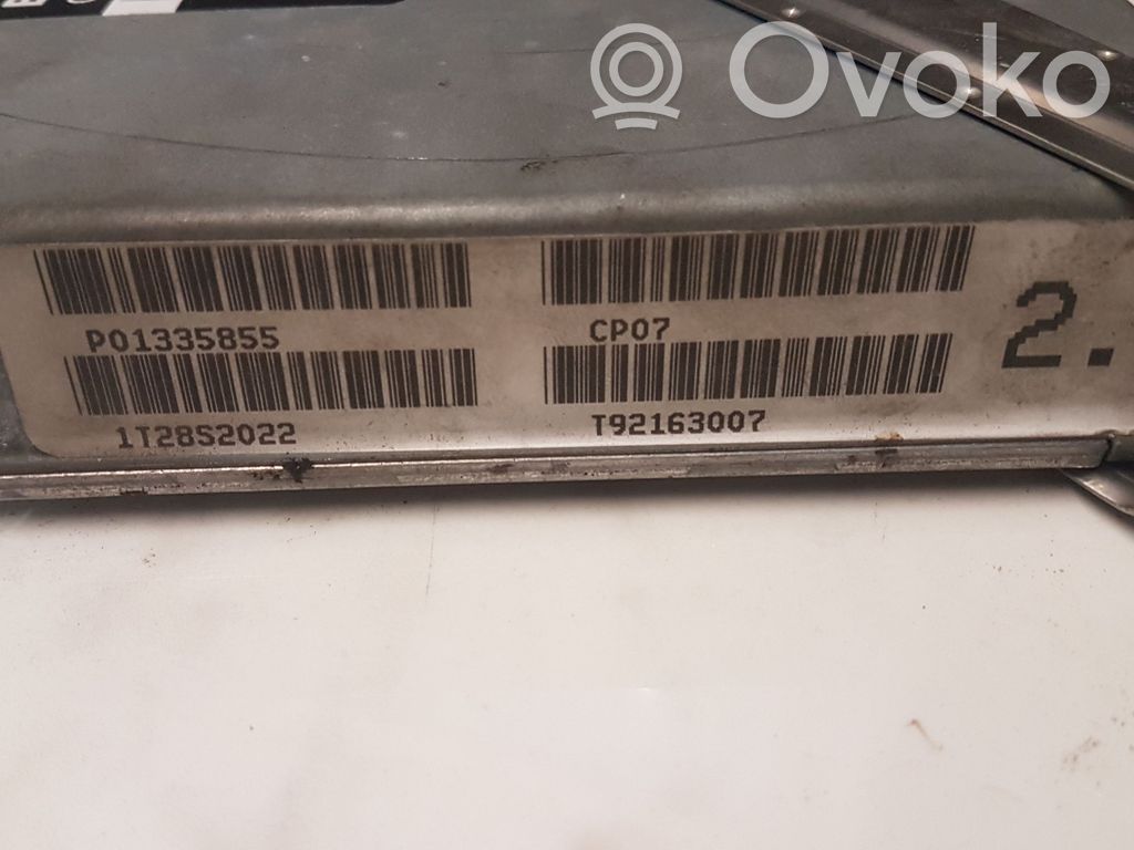 Engine control unit/module   0280000598,P01335855,1T28S2022,CP07,T92163007