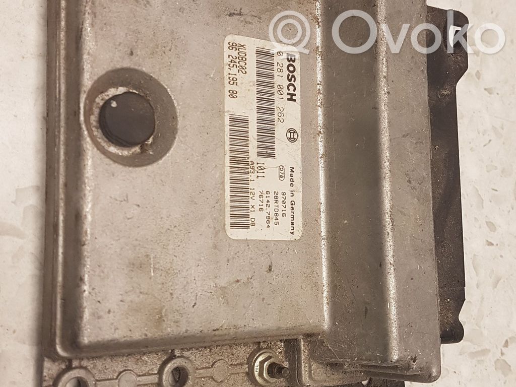 Engine control unit/module   9624519580,0281001262