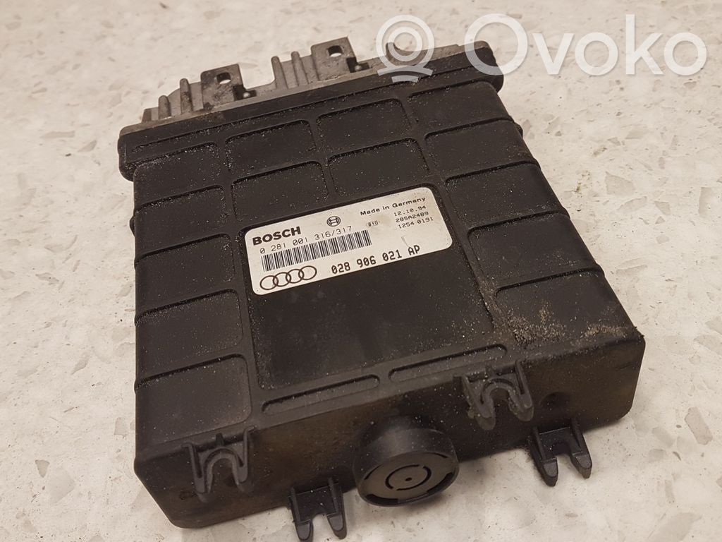 Audi 80 90 S2 B4 Engine control unit/module 