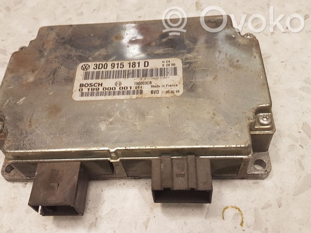 Volkswagen Phaeton Other control units/modules 