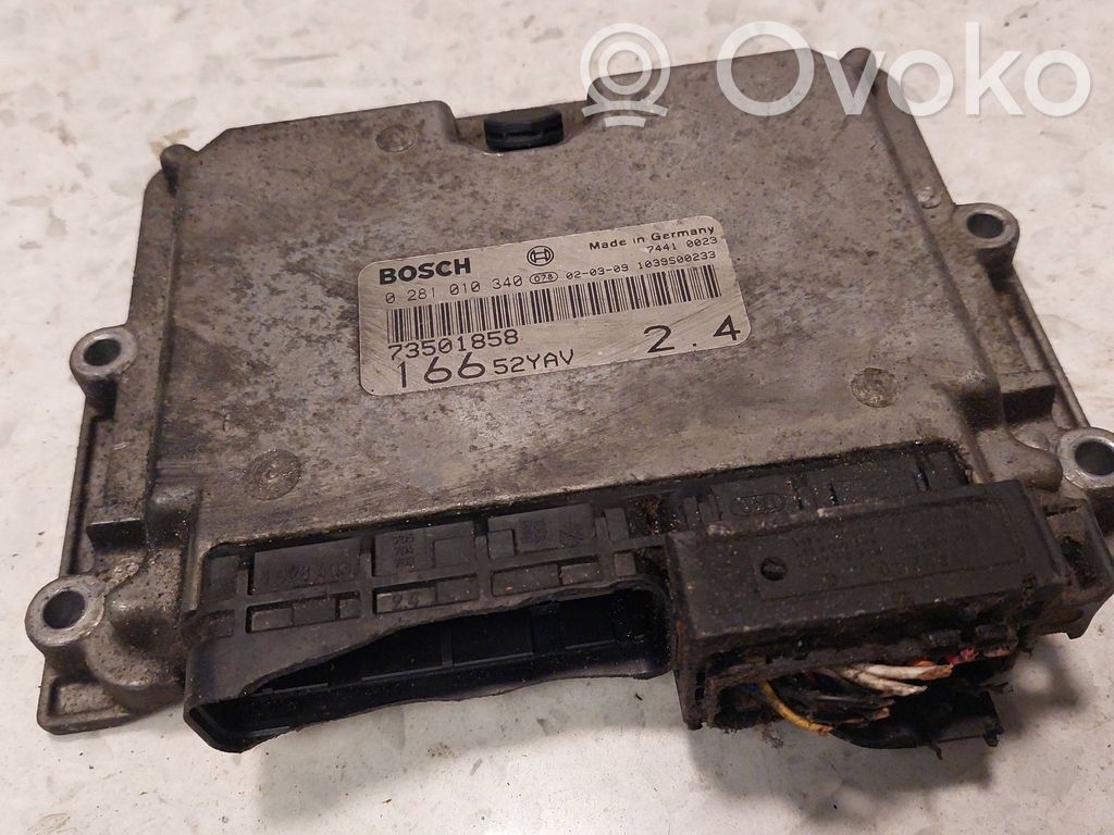 Engine control unit/module   0281010340,73501858