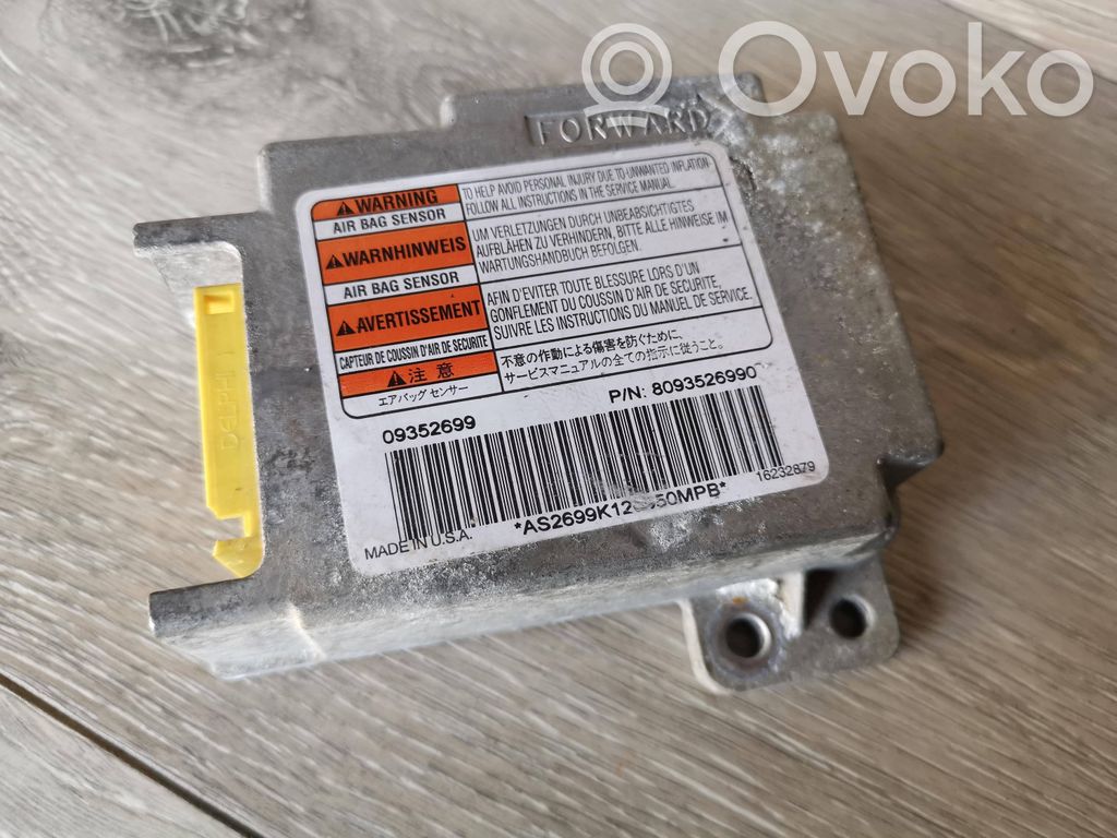 Airbag control unit/module   8093526990,09352699
