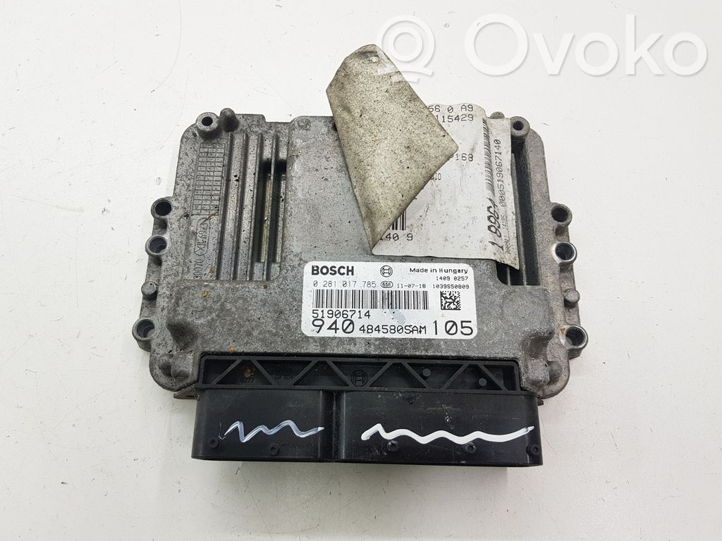 Alfa Romeo Giulietta Engine control unit/module 