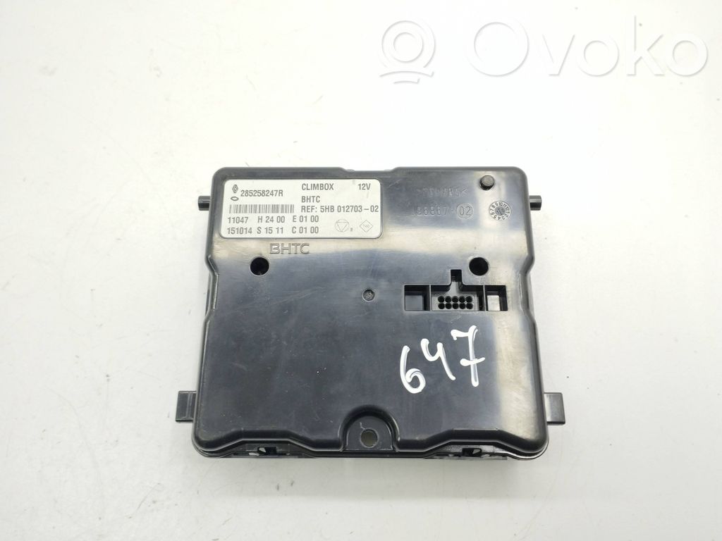 Renault Kadjar Air conditioning/heating control unit 