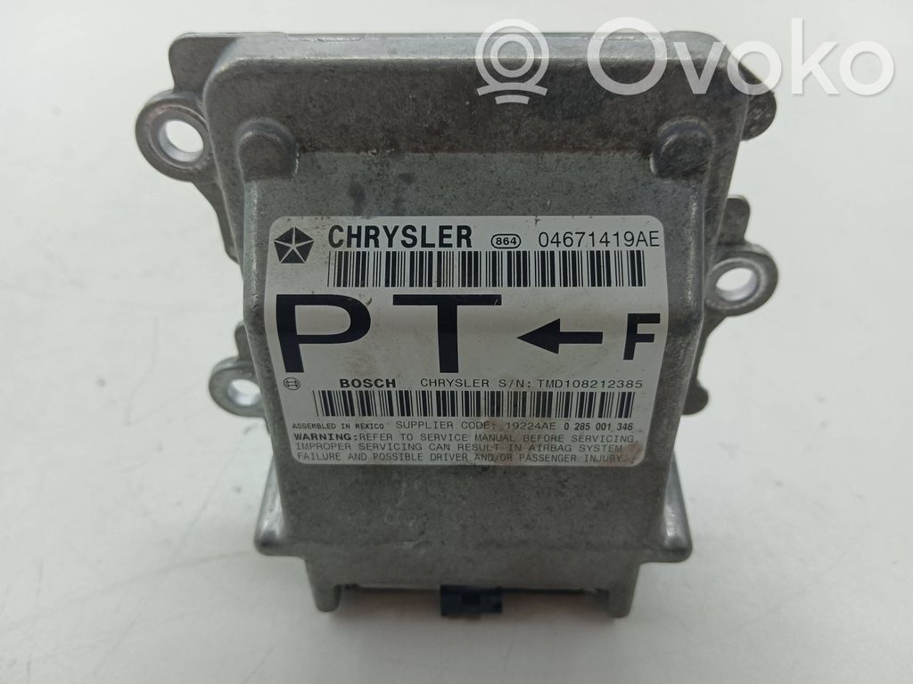 Chrysler PT Cruiser Module de contrôle airbag 