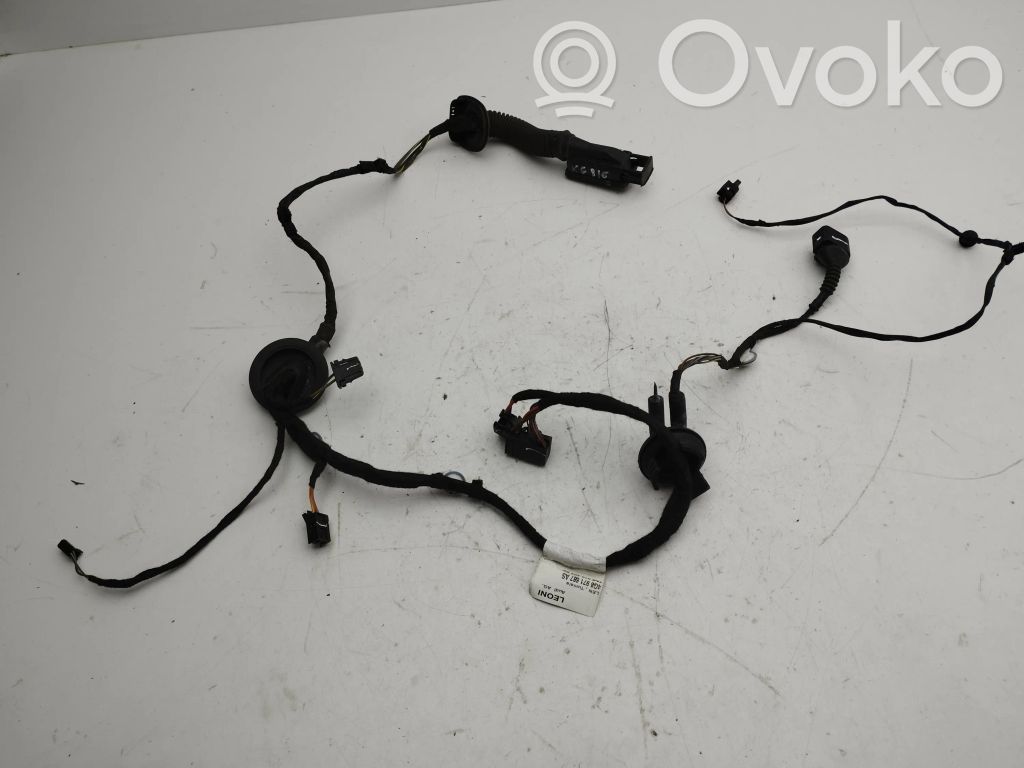 Audi A7 S7 4G Cableado de puerta trasera 