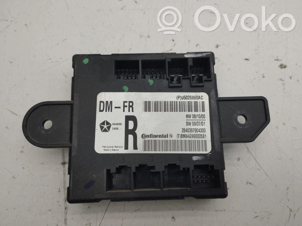 Chrysler Town & Country V Unité de commande module de porte