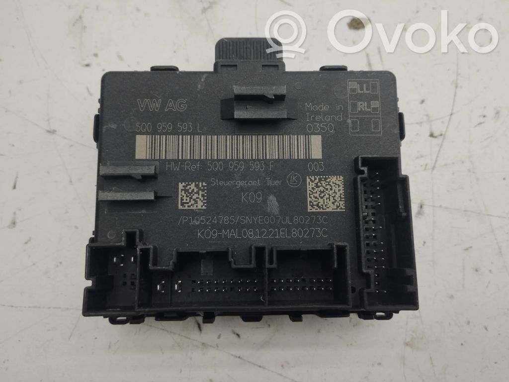 Unité de commande module de porte   5Q0959593L,5Q0959593F