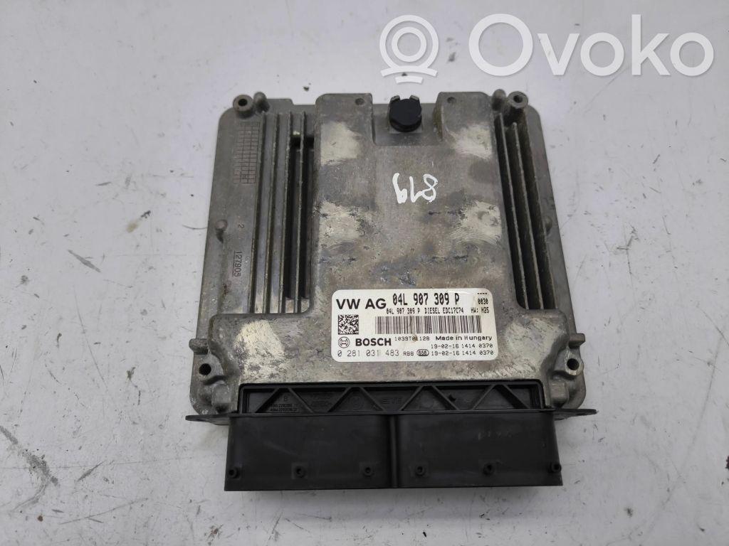 Engine control unit/module   0281031483,03L907309P