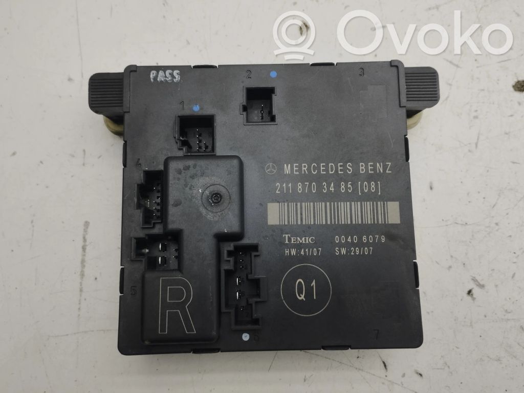 Mercedes-Benz E W211 Door control unit/module 