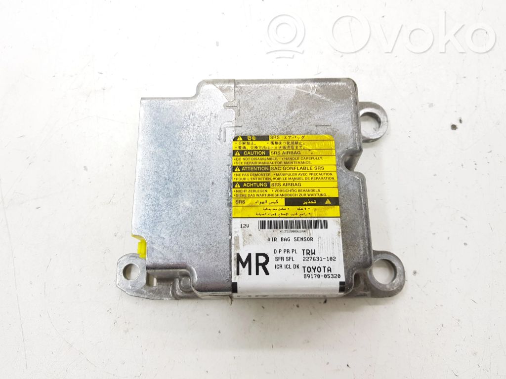 Toyota Avensis T270 Unitate/modul de comandă airbaguri