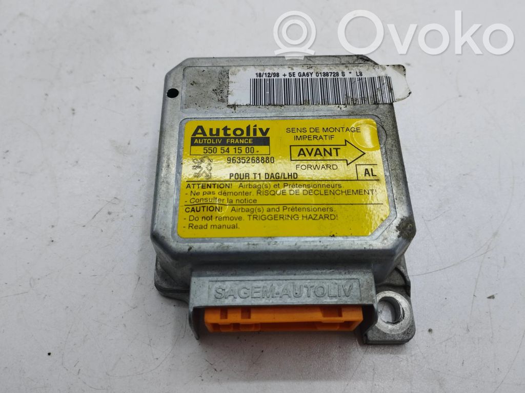 Peugeot 206 Airbag control unit/module 