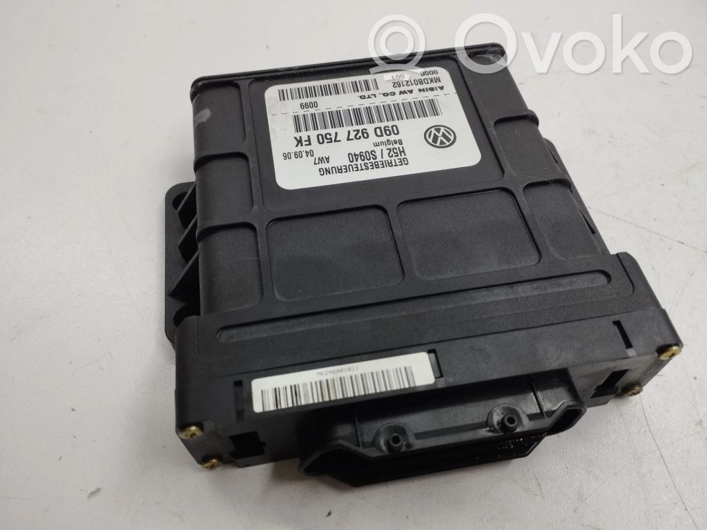 Unidad de control/módulo de la caja de cambios   09D927750FK
