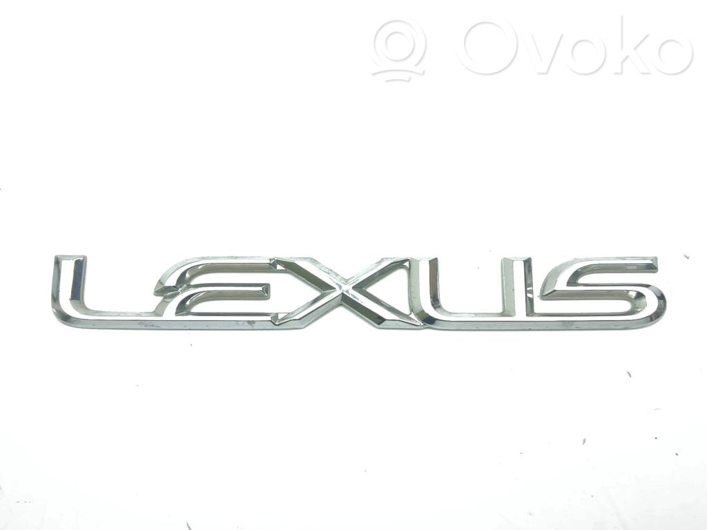 Insignia/letras de modelo de fabricante